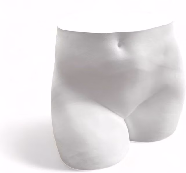 Sgabello/Tavolino Piece of Me Seletti Bianco