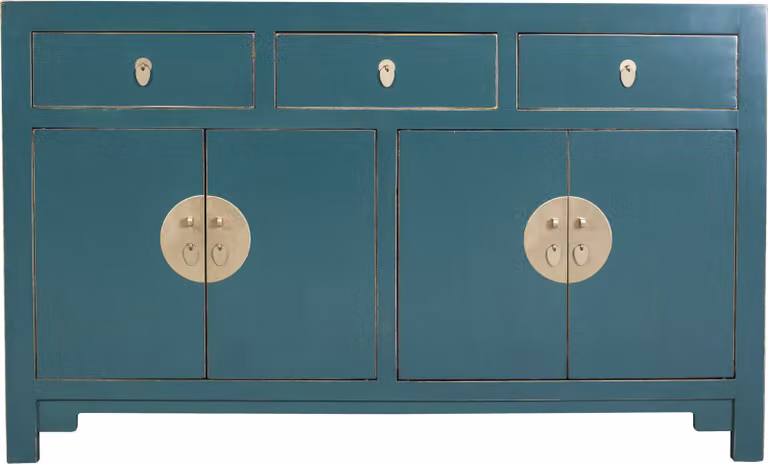 Fine Asianliving Cassettiera cinese Credenza cinese Armadietti cinesi Mobile cinese Mobile orientale asiatico 140x85x35