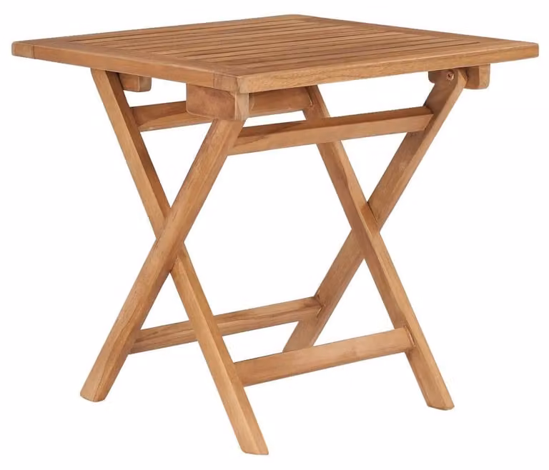 Tavolo da giardino pieghevole in legno di teak massello