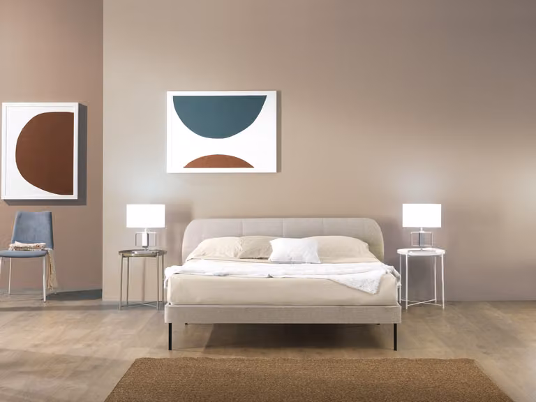 Letto MADRID 160 x 200 cm Beige