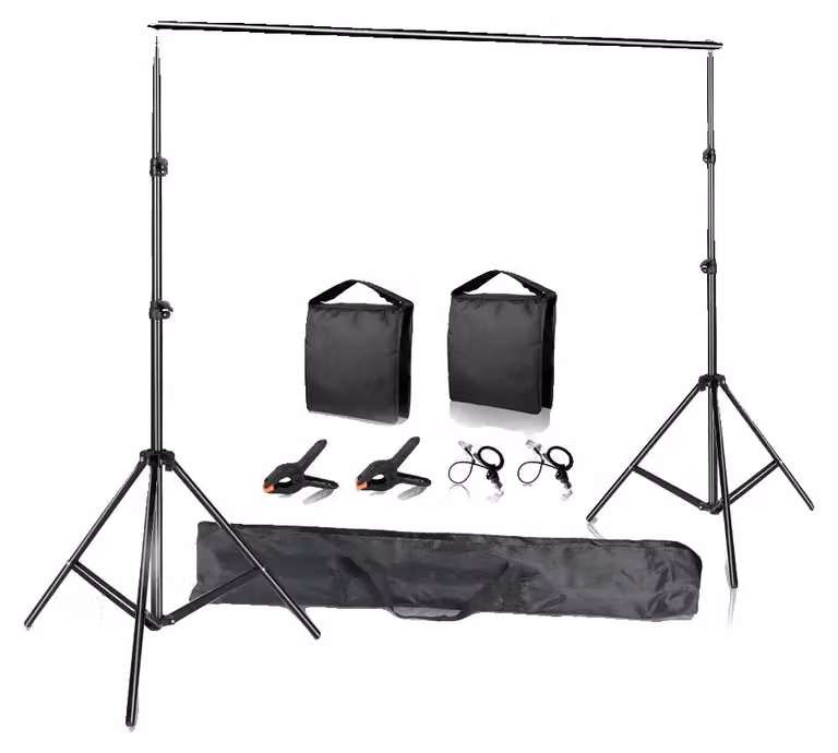 Kit di supporti posteriori, supporto regolabile, design leggero, nuovo modello "Sandbag-b", dimensioni 2600 x 3000 mm