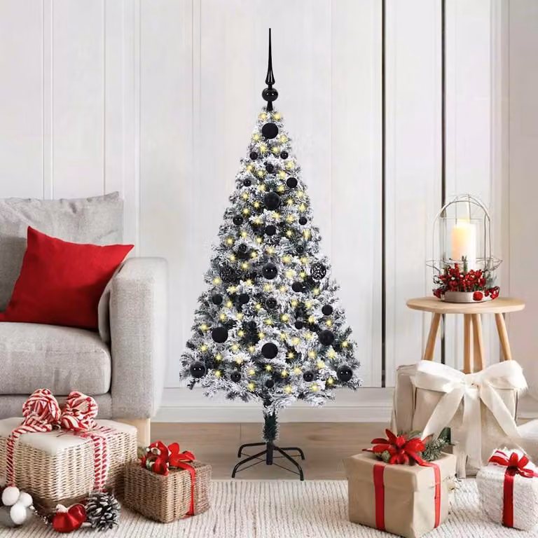 Maison Exclusive - Albero di Natale artificiale con 150 LED e supporto bianco 120 cm