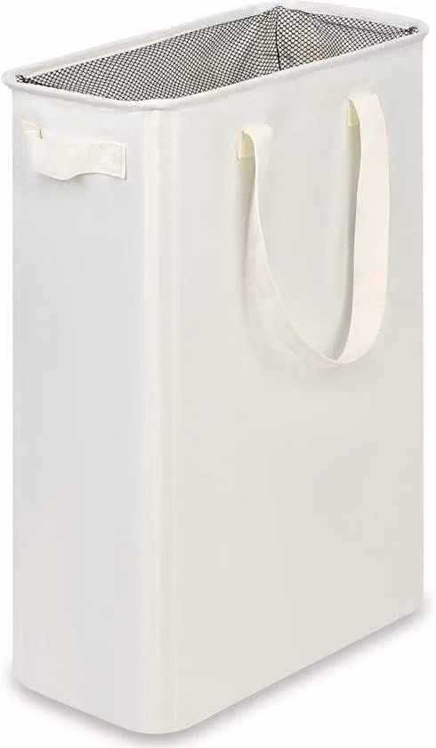 Lavabo piccolo ribaltabile - 48 litri sopra il lavello, ideale per spazi ridotti (bianco, opaco)