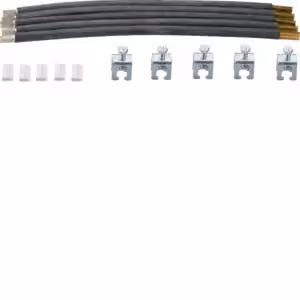 Set di collegamento, universale, a 5 poli, per U84LU, per SaS 12x5 mm, alimentazione orizzontale dal basso,