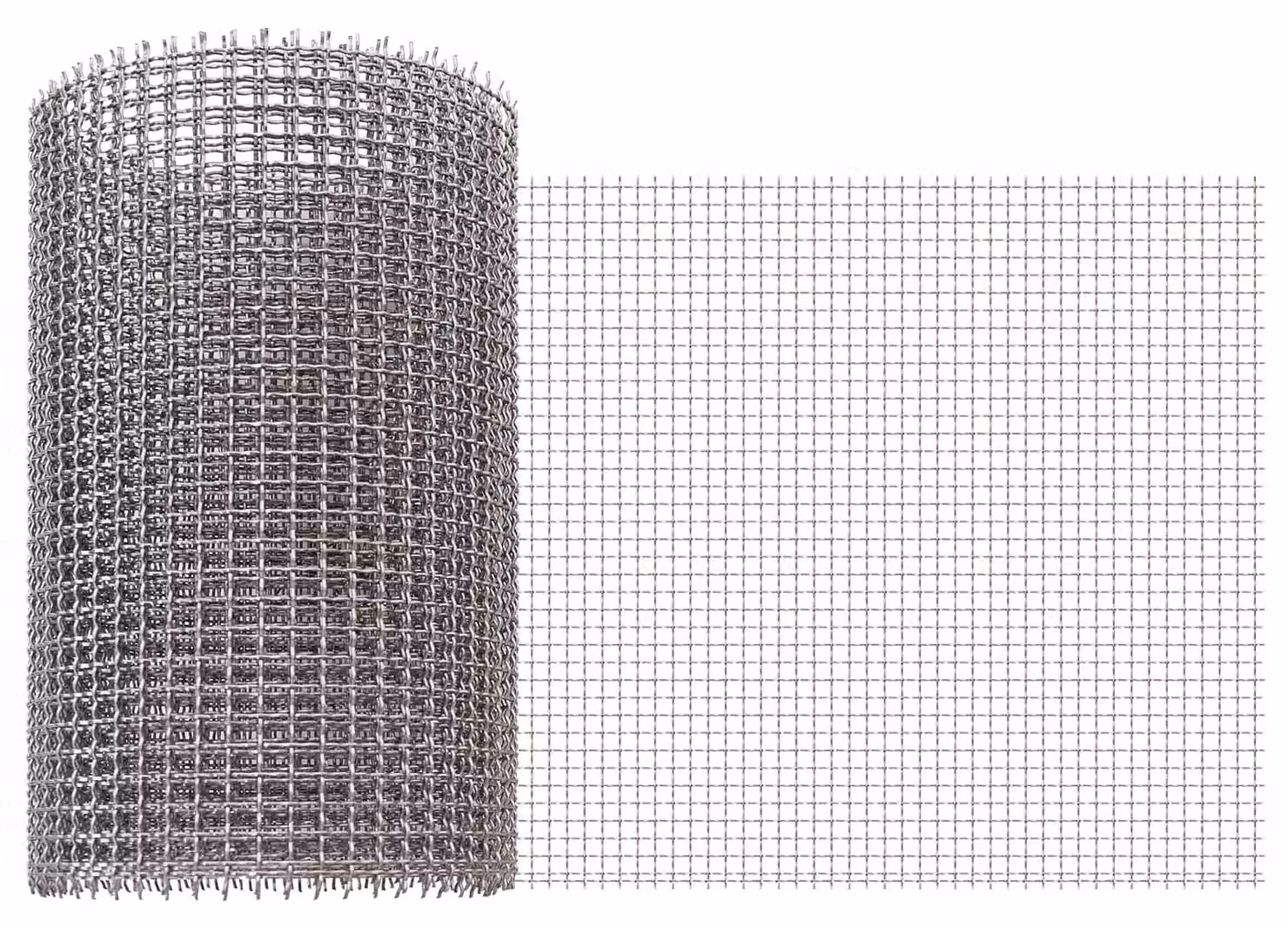 Maison Exclusive - Schermo a rete, dimensioni 20 x 200 cm, struttura in acciaio inossidabile, rete metallica, colore argento