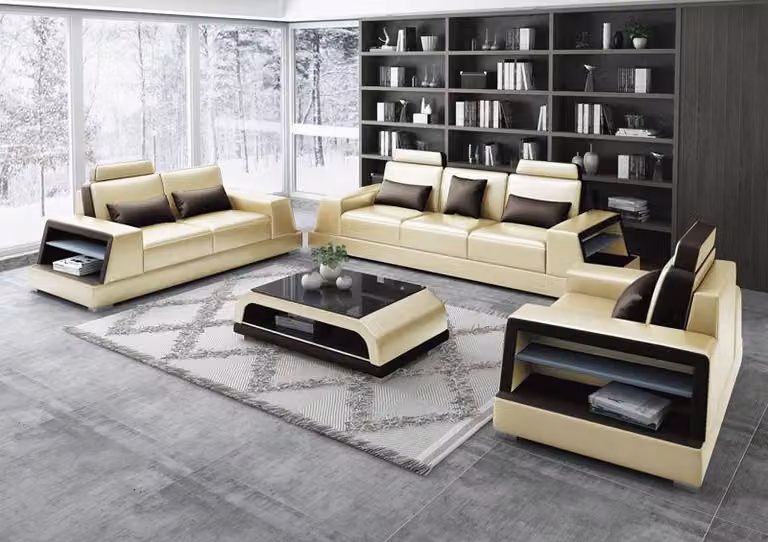 Sofas Couch Polster Garnitur Moderne Couchen Kunstleder Sofagarnitur 32 Sitzer