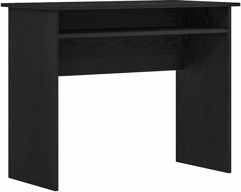Scrivania Rovere Nero 90x50x74 cm in Legno Multistrato