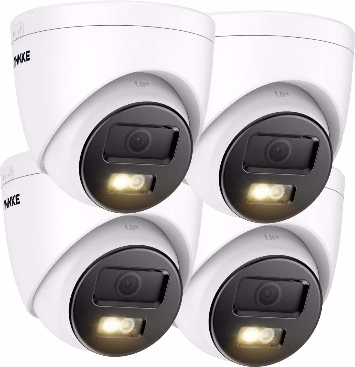 Telecamera di sicurezza, risoluzione 12MP, doppia luce intelligente, classificazione IP67, 4pcs camera-c