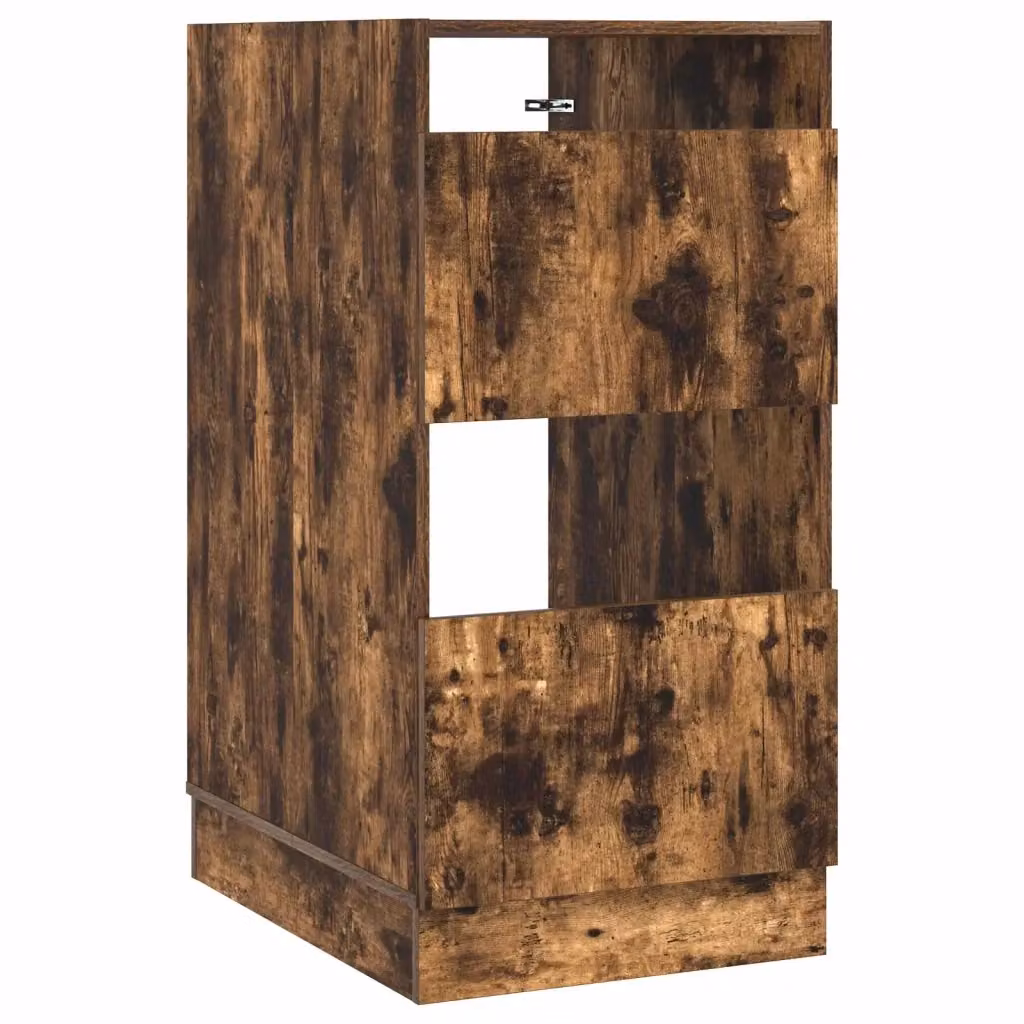 Mobile da lavanderia e bagno vidaXL in legno rovere marrone con ante a battente e ripiani interni L/P/H: 50 x 68 x 102 cm – 2