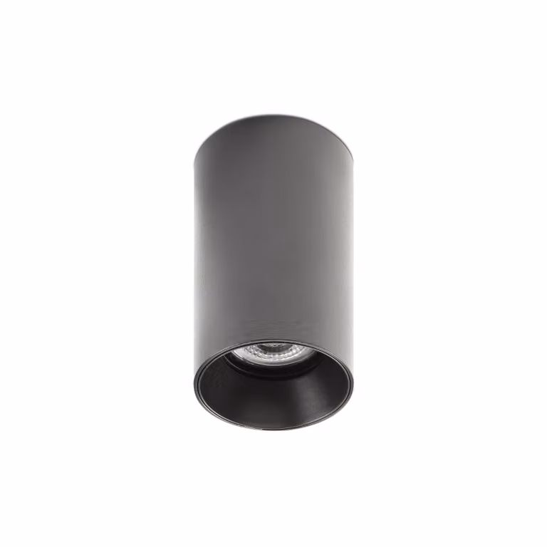 Faro Barcelona - Lampada plafoniera Stan GU10 max 5W - Metallo Verniciato, Installazione a Soffitto, lampadina esclusa - Nera