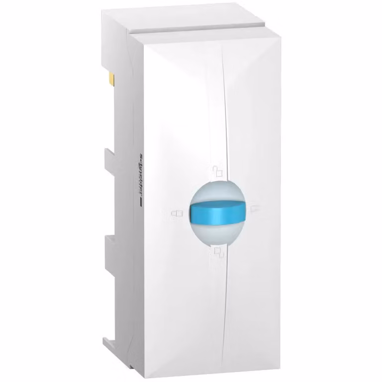 Schneider Electric: piastra di montaggio + coperchio, 3 poli, 12x5, 30x10 sbarre collettrici, 440 A max., 35-120 mm², LA9ZX01243