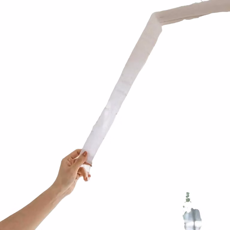 Tende decorative, design elegante, installazione semplice, chiusura a strappo, 1 pezzo, dimensioni 250 cm di larghezza x 200 cm di altezza, colore bianco