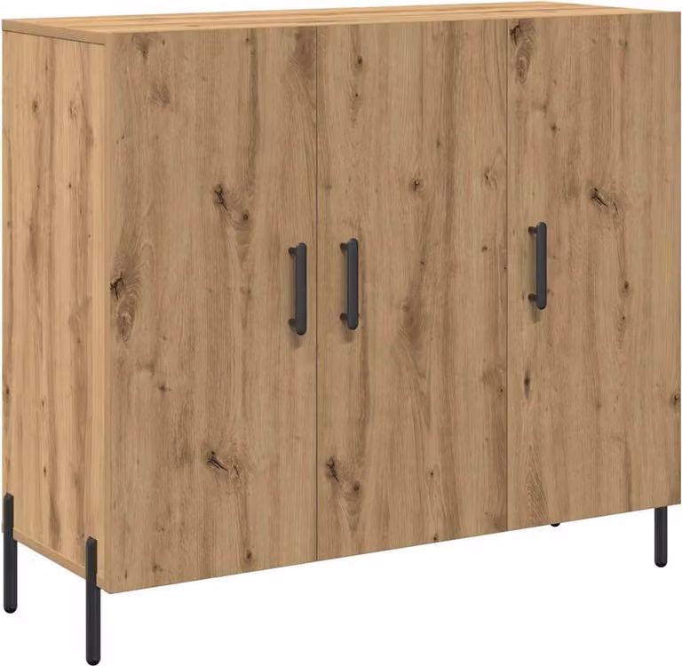 Credenza Rovere artigianale 90 x 34 x 80 cm Legno multistrato