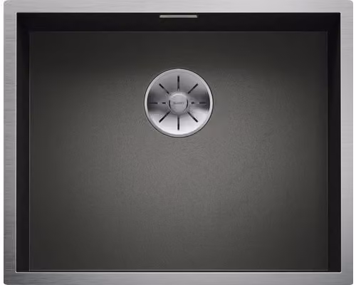 Lavello Blanco ZEROX 500-U in acciaio inossidabile "Dark Steel", dimensioni 540 x 440 mm, codice prodotto 526243