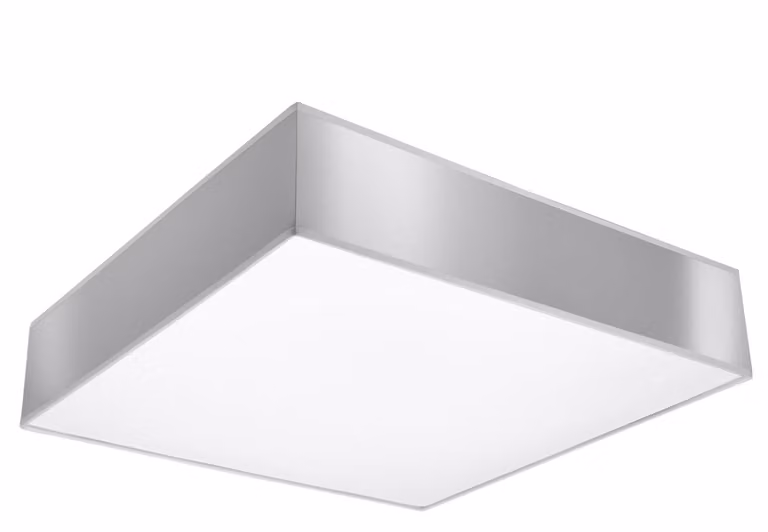 Lampada da soffitto HORUS 45 grigio 3xE27 15W PVC 11x45x45cm Sollux Lighting
