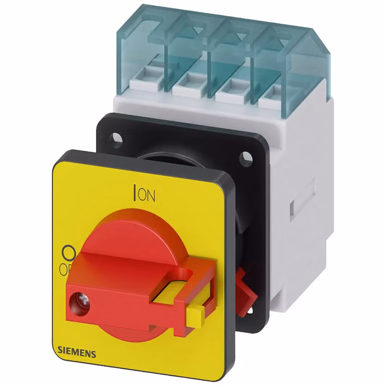 Interruttore di sezionamento Siemens 3LD, interruttore di emergenza, grado di protezione IP65