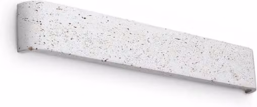 Applique LED Delta Luce Ideal Lux in cemento grigio, luce calda e dimmerabile