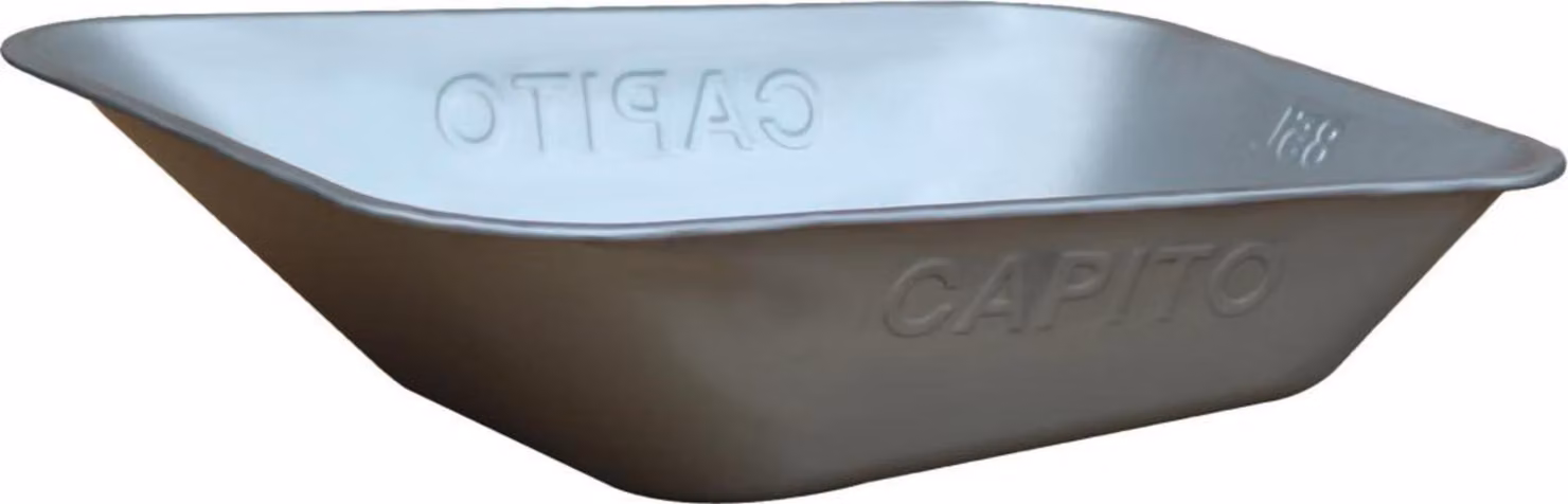 Trogolo 85l per Allcar 85 zincato, forato, 09mm