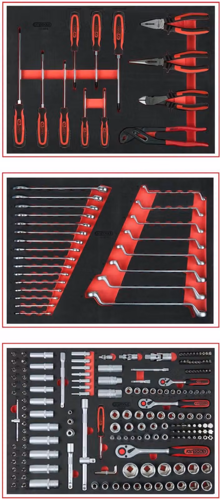 KS Tools Set di inserti per sistema universale 713.0215