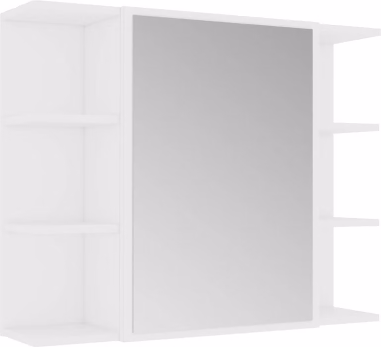 Armadio da Bagno Bianco 80x20,5x64 cm in Legno Multistrato