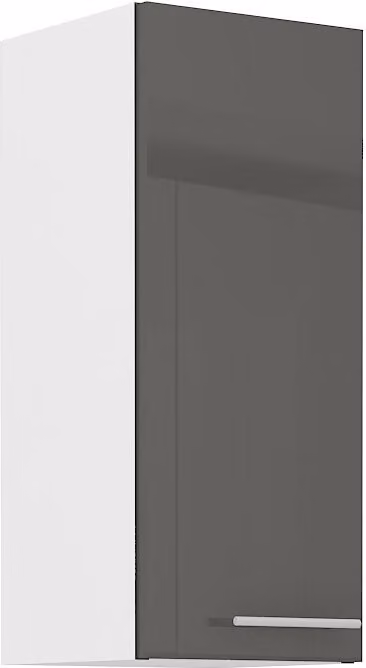 Armadietto superiore da cucina LAJLA - larghezza 30 cm, grigio / bianco
