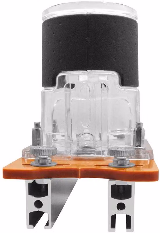 Fresatrice multifunzione 2-in-1 per la lavorazione del legno, con fresa grande e sistema di avvitamento per pannelli da 0 a 5 cm