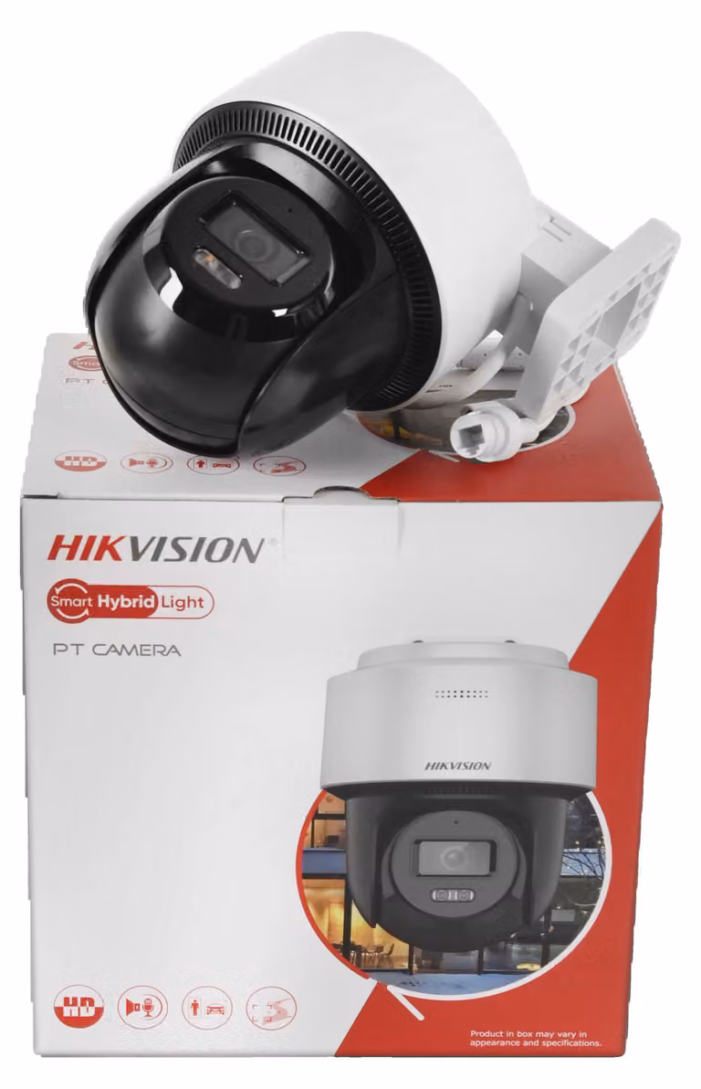 Telecamera di sicurezza, risoluzione 4MP, rilevamento persone, modello DS-2DE2C400MWG-E, obiettivo 2.8mm, senza connettore