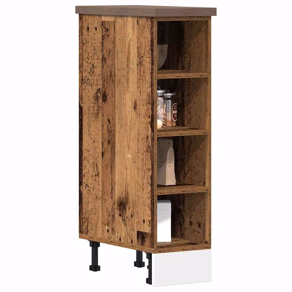 Armadio inferiore da cucina vidaXL Riga in legno vecchio marrone L/P/H: 20 x 44,5 x 81,5 cm