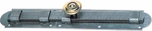 Set di 10 Catenacci Orizzontali 273 in Acciaio Nero Lucido Aldeghi Luigi Spa 200 mm