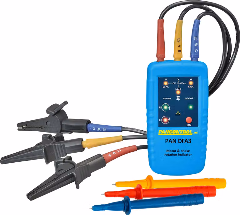Indicatore di direzione del campo rotante e del motore PANCONTROL PAN DFA3