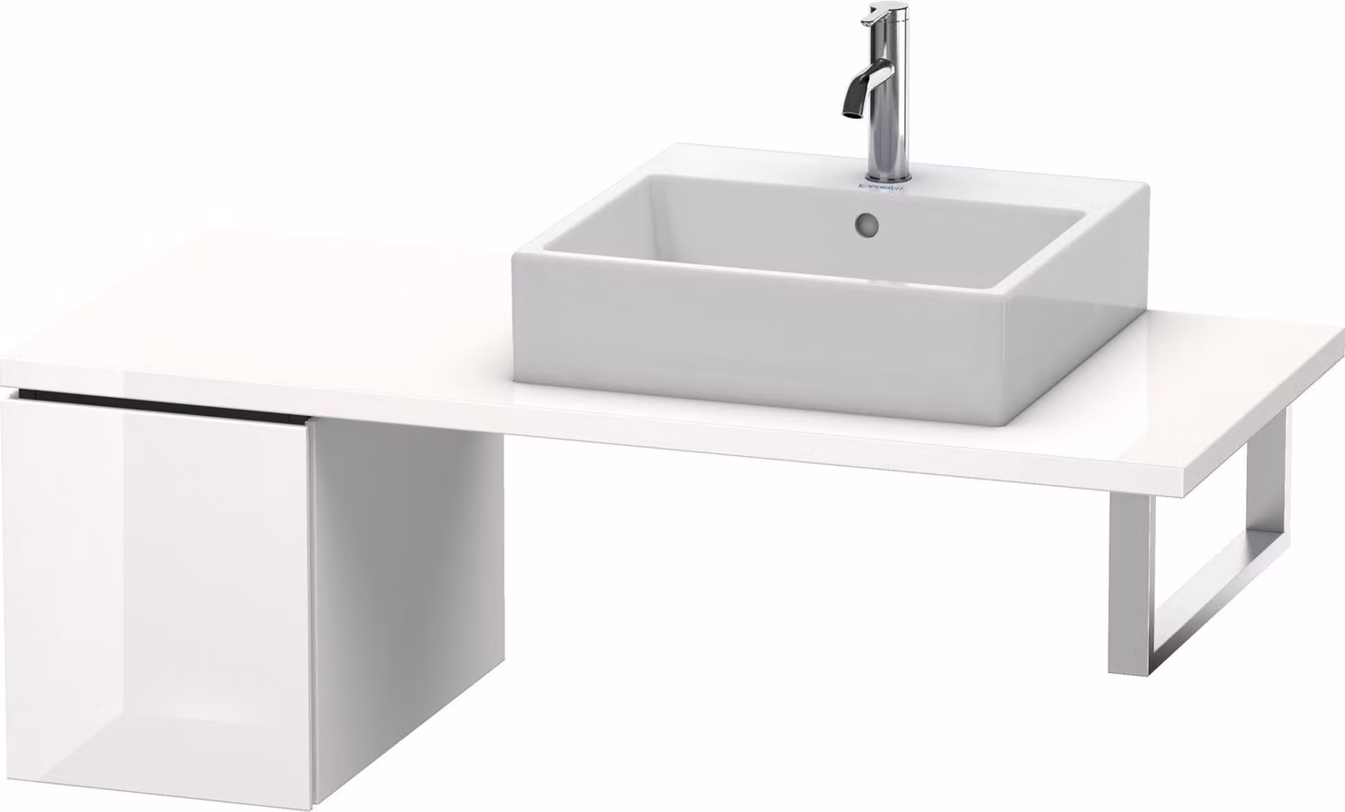 Duravit L-Cube Meuble bas pour console, 1 tiroir, 320x400x547mm, LC583008585, LC583008585