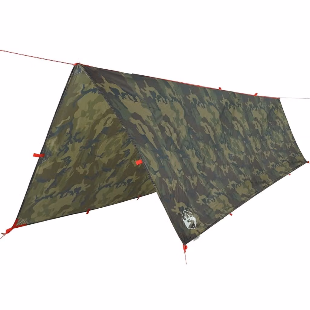 Telone da Campeggio Mimetica 506x306 cm Impermeabile