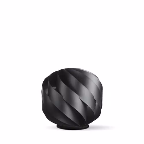 Lampada Da Terra Con Base 1 Luce In Polilux Nero D55 Made In Italy