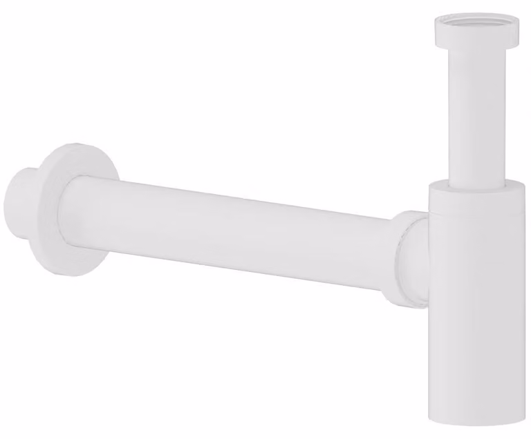 CERANO - Sifone per lavabo - 5/4" - plastica - DN40/300 mm - bianco opaco