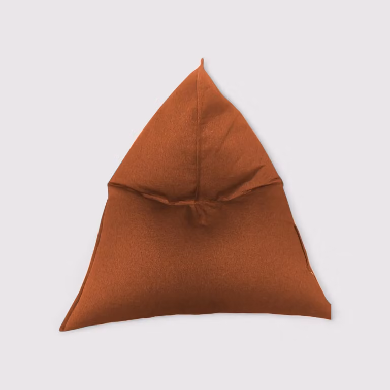 Carambola - Fodera per pouf a sacco arancione da riempire