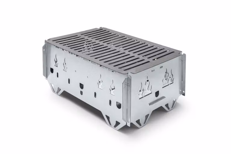 Hubo Outdoor-Grill - Griglia portatile, pieghevole e sicura per il campeggio, i picnic e il giardino