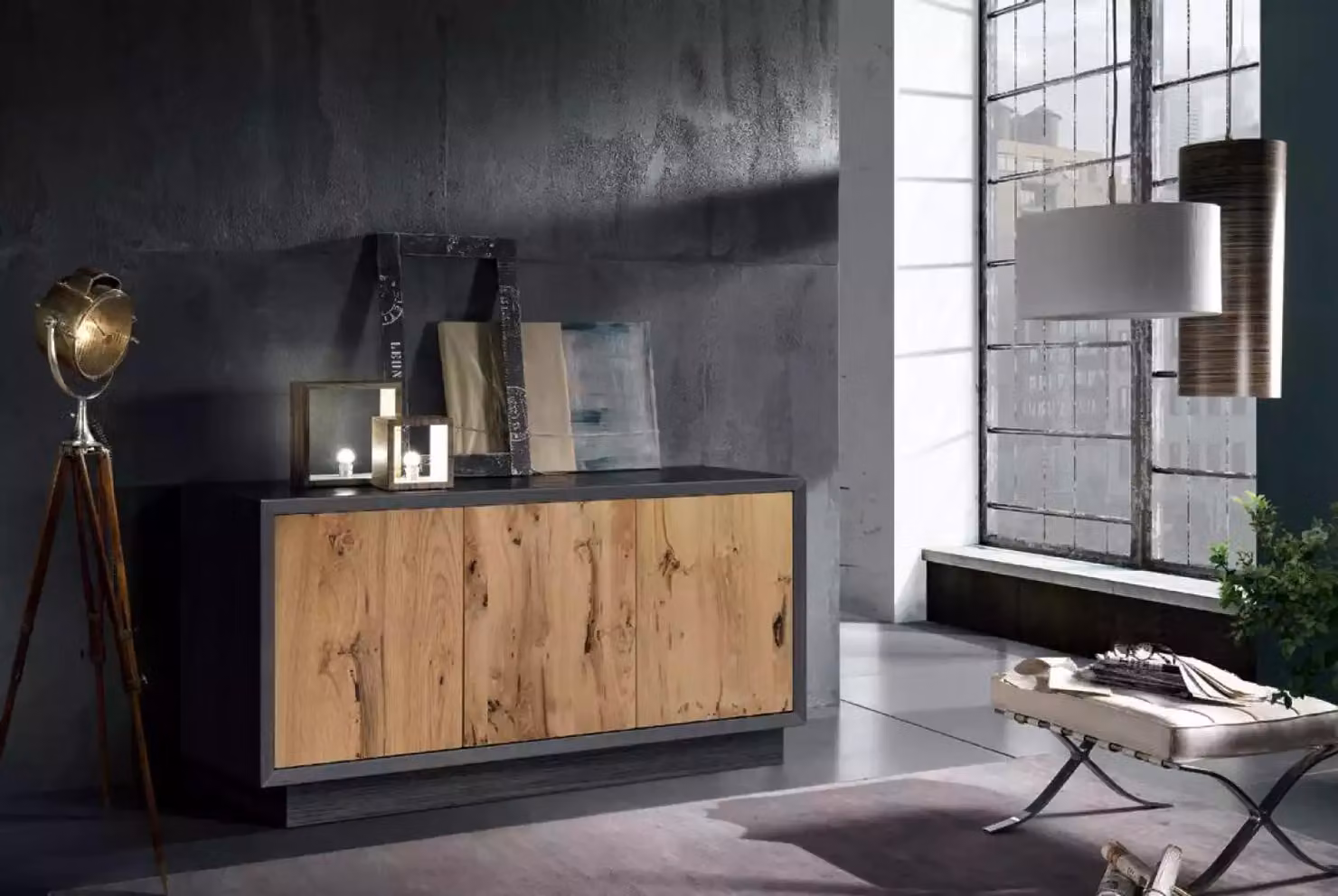 Designer Sideboard Anrichte Luxus Holz Möbel Kommode Buffetkommode