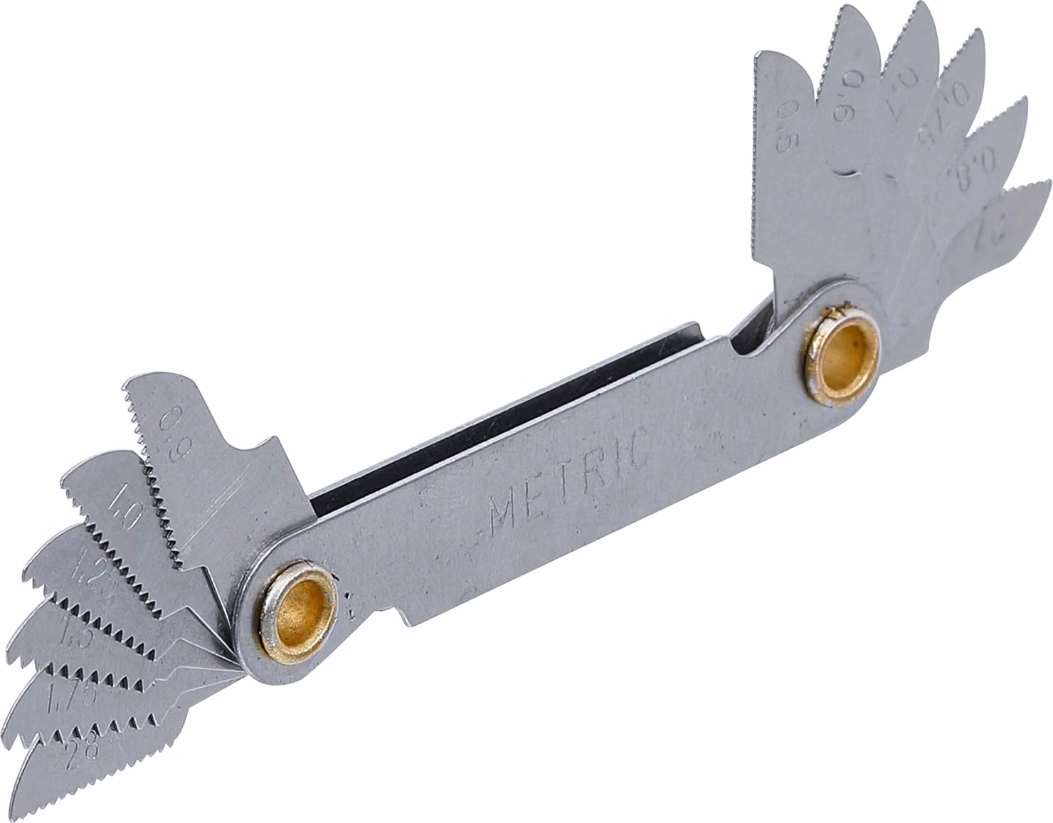 Sagoma per filettatura BGS 12 fogli metrici 0,5 - 1,75 mm - 71039-12