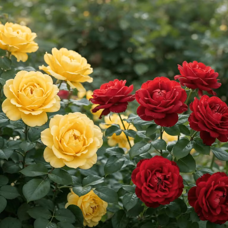 Mix di rose rampicanti - 2 piante - Perenni resistenti al freddo - Vere rose provenienti dall'Olanda - Ideali per muri, archi e recinzioni (non semi, non artificiali)