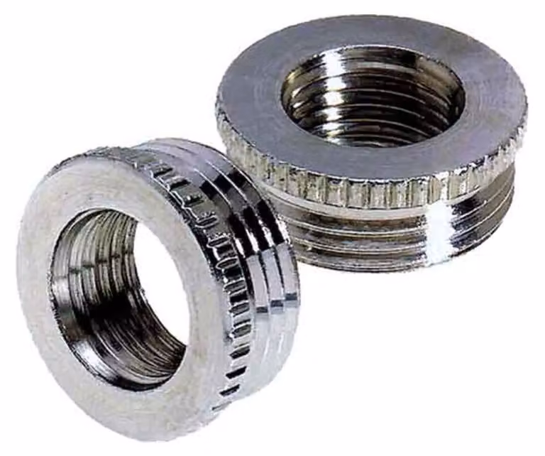Riduttore MS SKINDICHT - Anello adattatore M40 / M50 in ottone MR-M 50x1,5/40x1,5