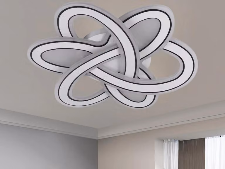 Lampada a soffitto a LED con telecomando, 130W - J1330/W