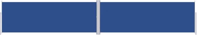 Tenda da Sole | Tenda parasole Laterale Retrattile Blu 180x1000 cm