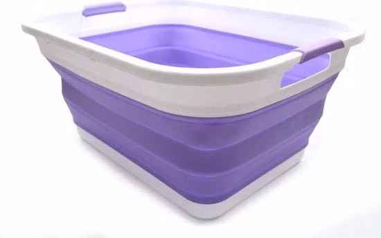 Asciugatrice portatile 41L con vasca da lavaggio color blu scuro
