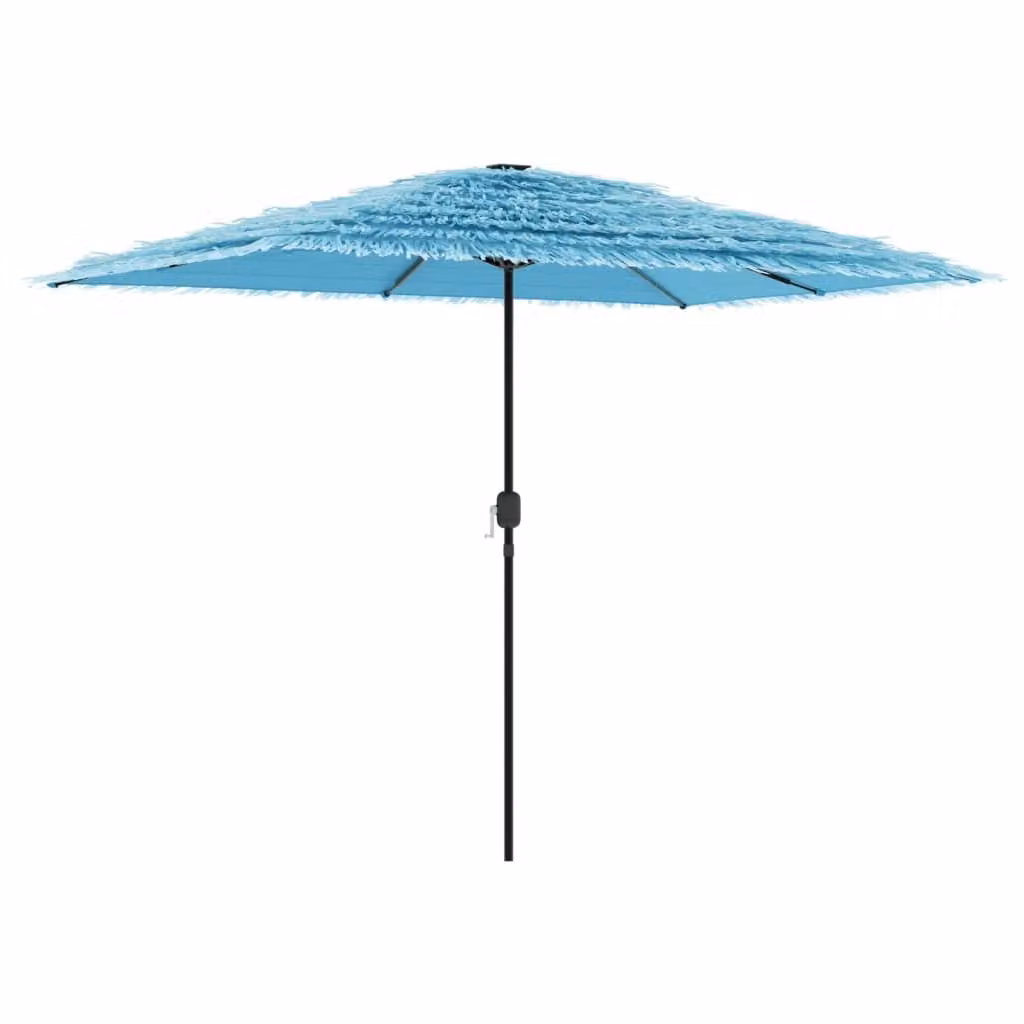 Ombrellone Giardino con Palo in Acciaio Blu 300x200x250 cm