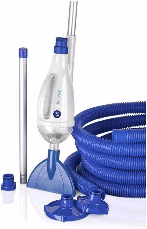 Aspiratore per piscina 08011A, manuale, blu, compatto, per uso esterno