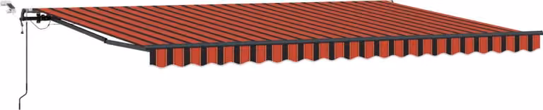 Tessuto per Tenda arancione e marrone 500 × 300 cm Poliestere
