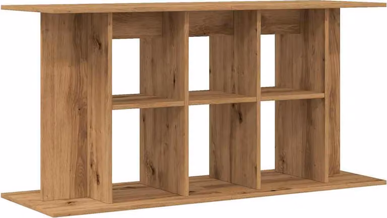 Supporto per acquario artigianale in rovere 120x40x60 cm in legno ingegnerizzato
