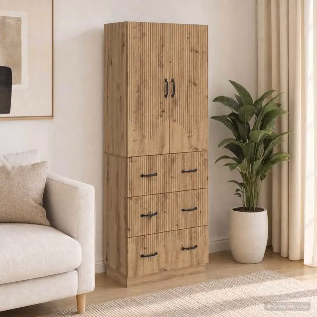 Set di armadi 2 pz 66 x 34,5 x 87 cm Legno ingegnerizzato 3416807
