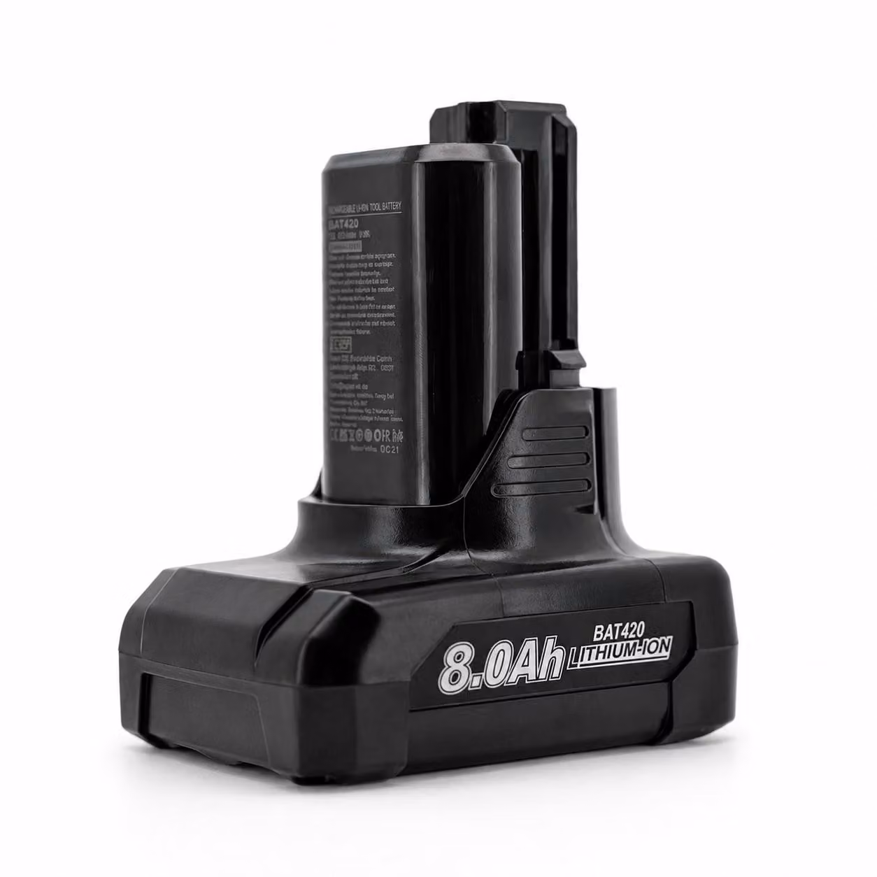 Batteria agli ioni di litio da 8Ah e 12V, compatibile con gli utensili Bosch Professional da 12V – Batteria di ricambio per il sistema GBA 12V / BAT420 – 8,0Ah