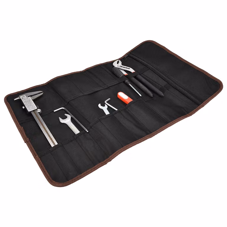 Supporto a marsupio multifunzione, borsa arrotolabile per utensili, borsa portautensili, borsa portautensili, borsa arrotolabile per utensili